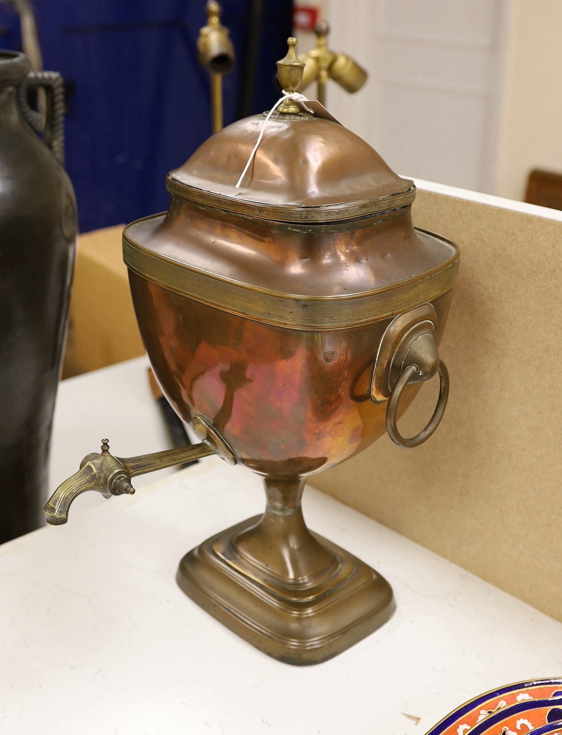 A 19th century copper samovar